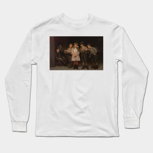 Street Gallantry by John George Brown Long Sleeve T-Shirt